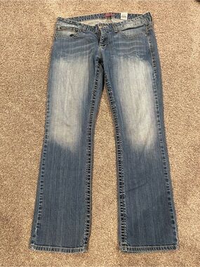 Cinch Ada Womens Jeans 32/13R Relaxed Bootcut Medium Wash Western Denim
